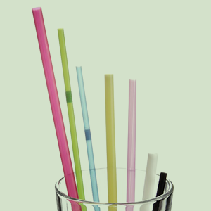 Vergleich Trinkhalm-Größen